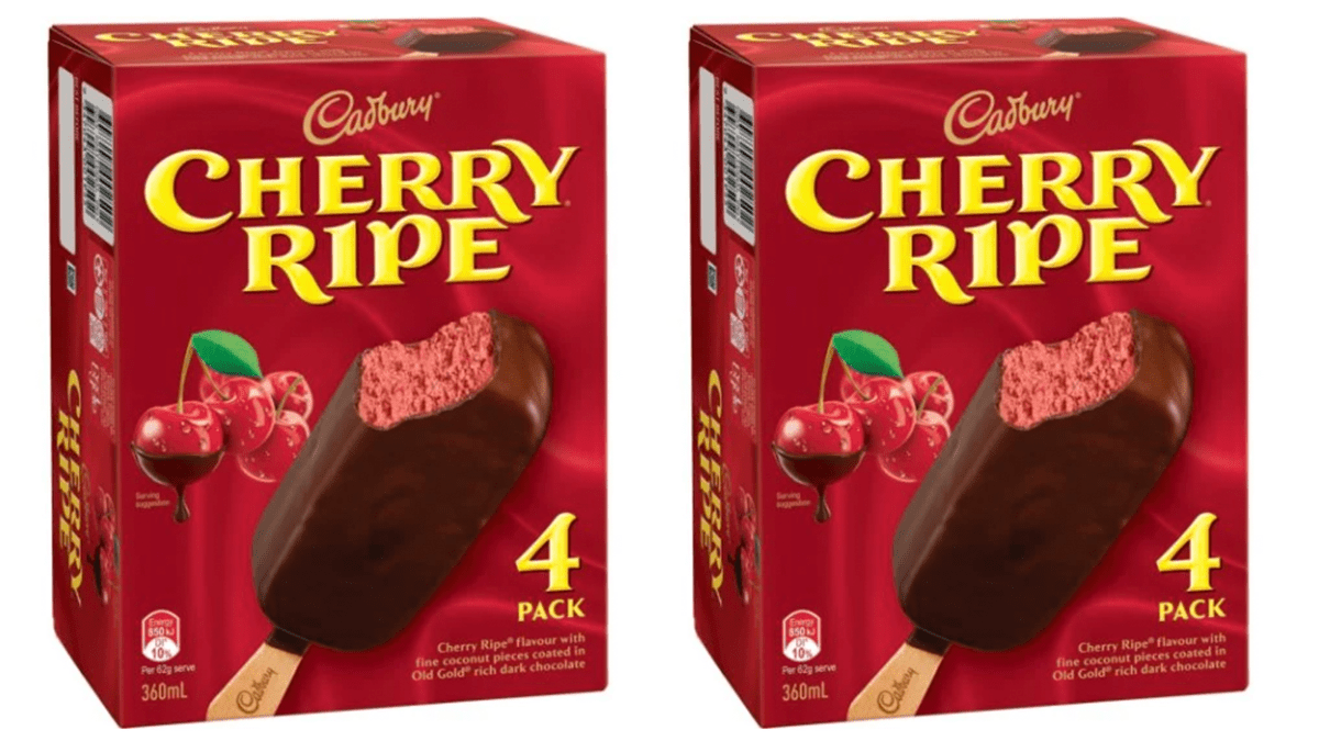 Cherry Ripe Is Now Available In Ice Cream Form So You Can Satisfy All