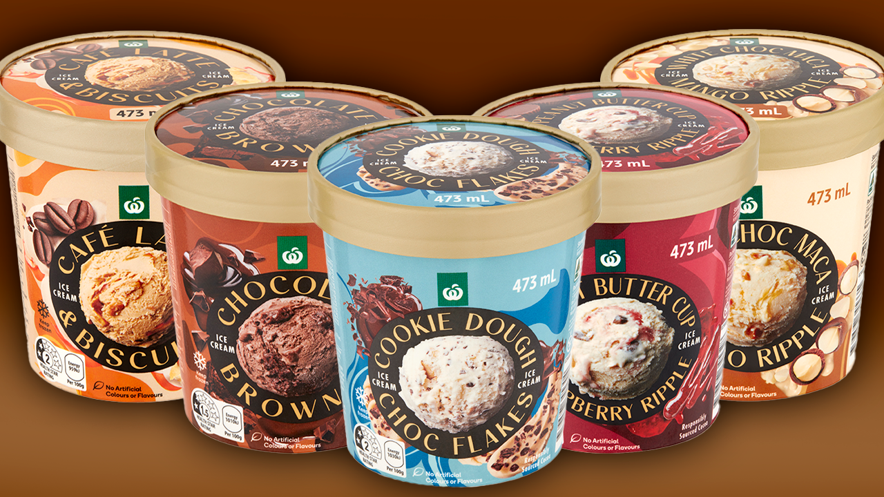 Woolies Have Launched A New Indulgent Ice Cream Range!